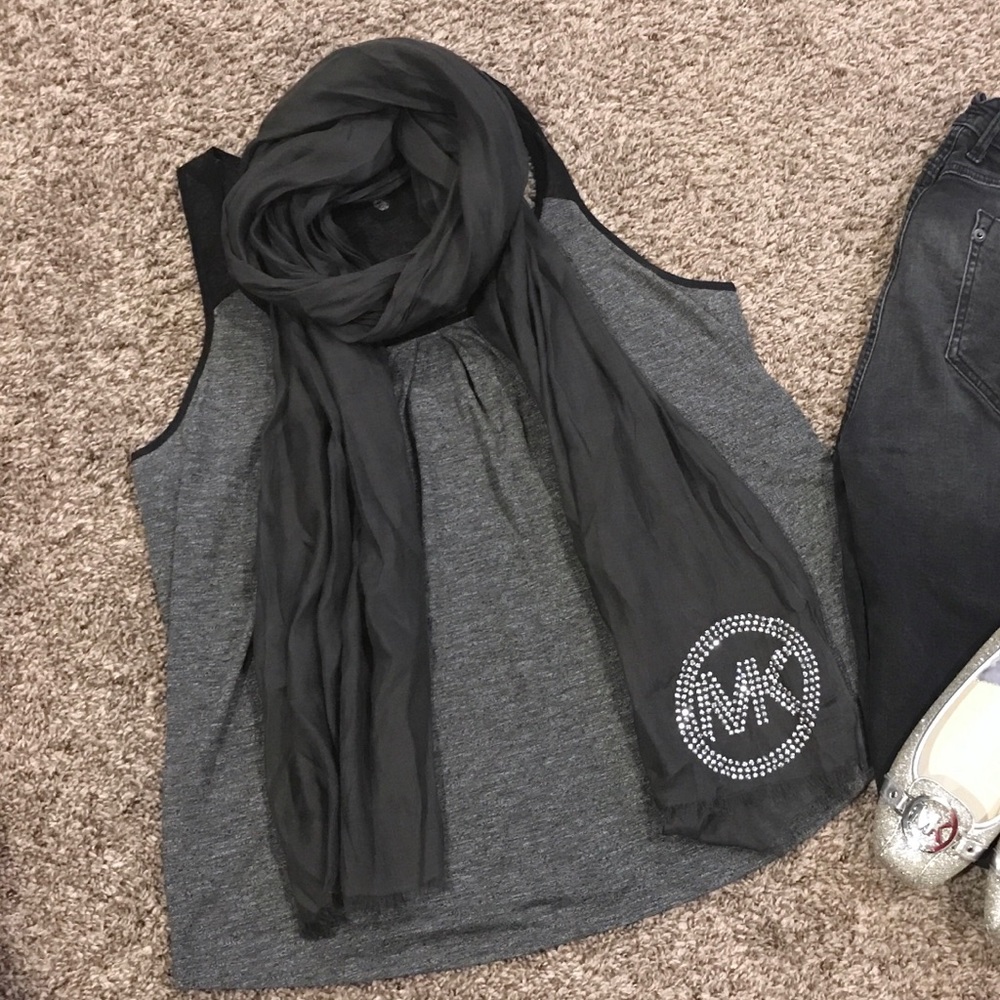 Michael Kors rhinestone scarf NWOT
